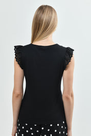 Polera Slim Mujer Negro