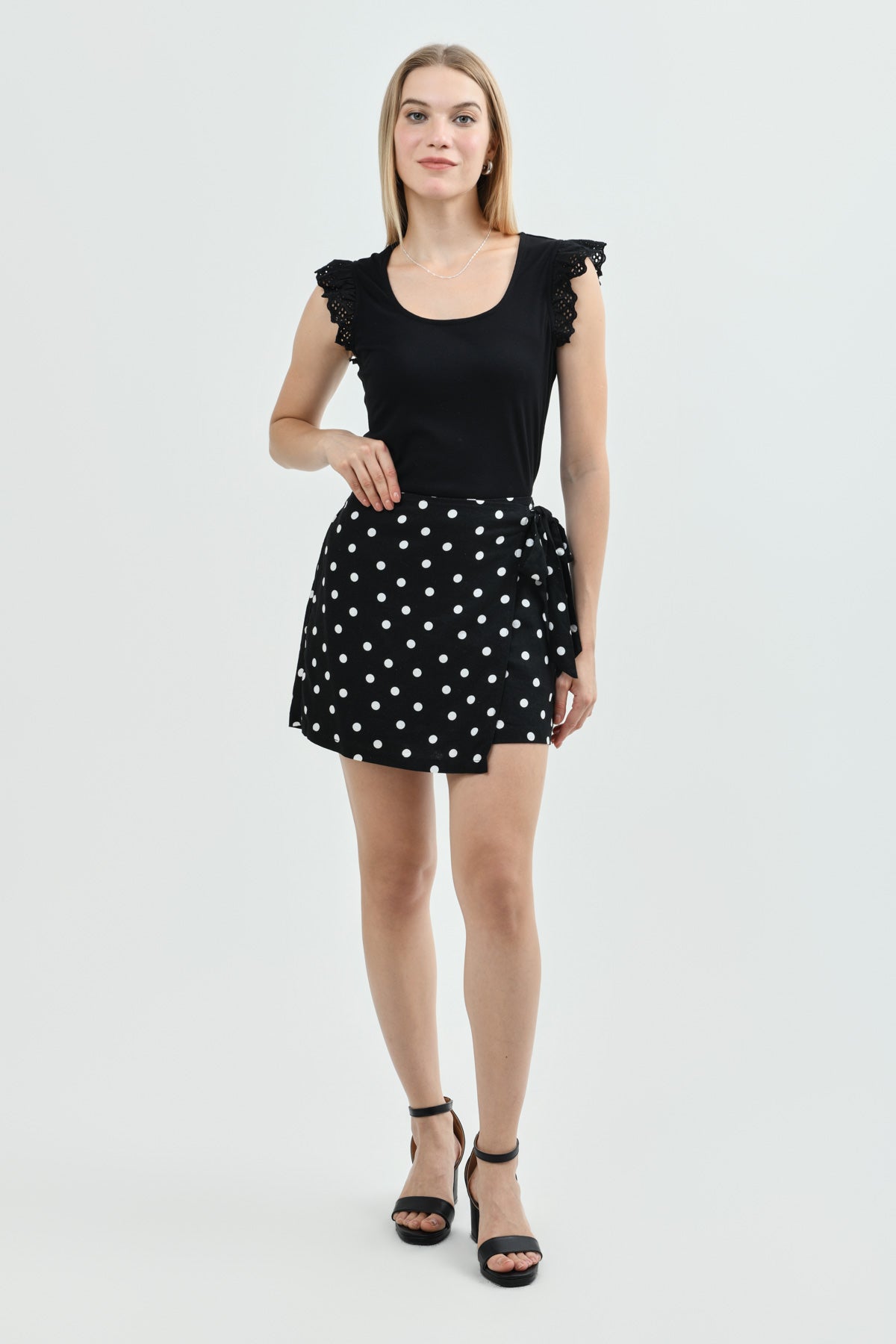 Polera Slim Mujer Negro