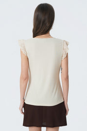 Polera Slim Mujer Arena