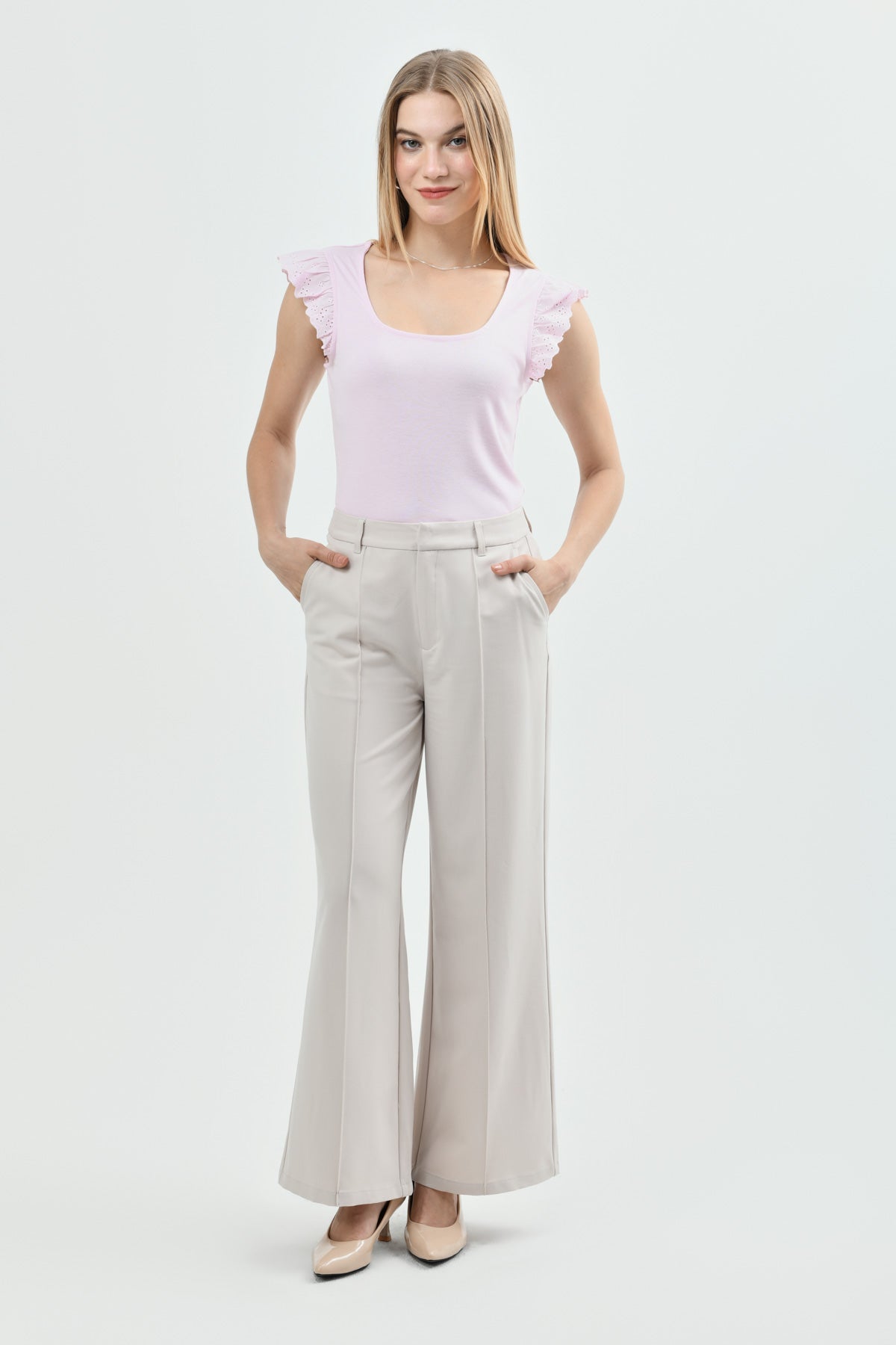 Polera Slim Mujer Rosado