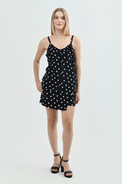 Peto Regular Mujer Negro/Blanco