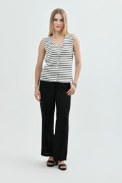 Sweater Regular Mujer Crema