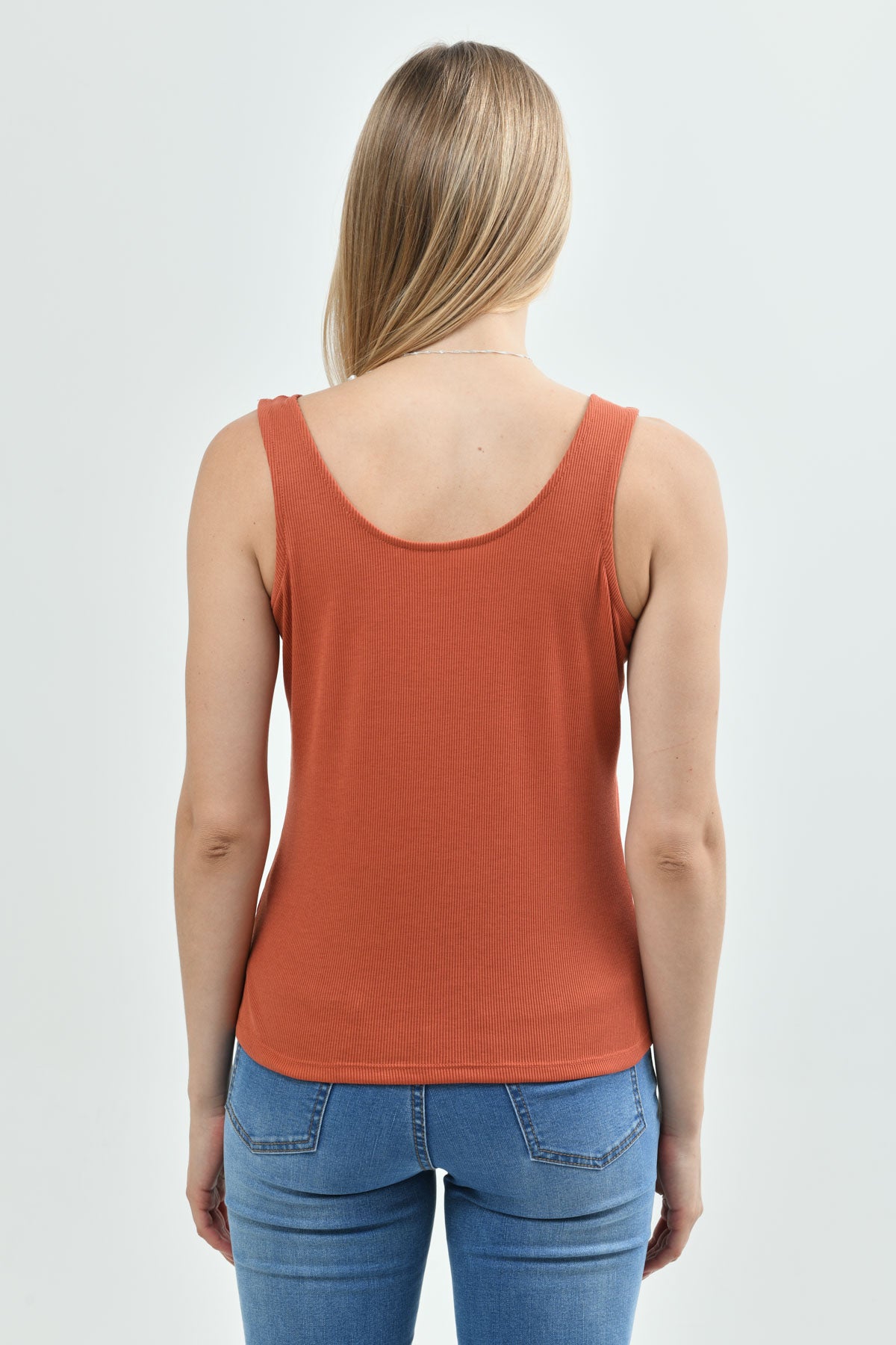 Polera Tight Mujer Terracota