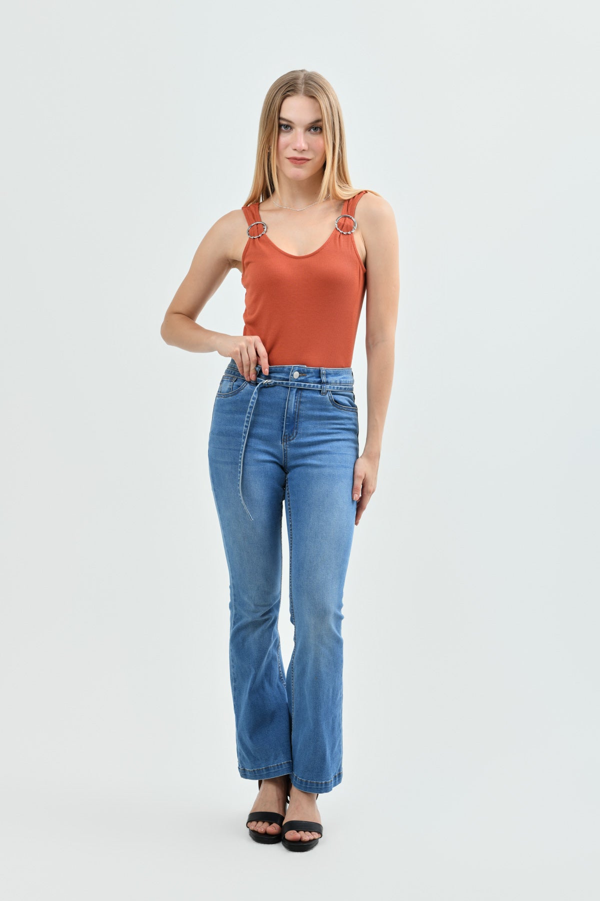 Polera Tight Mujer Terracota