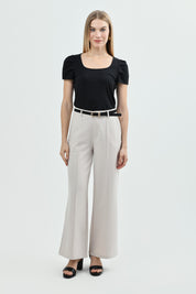 Polera Slim Mujer Negro