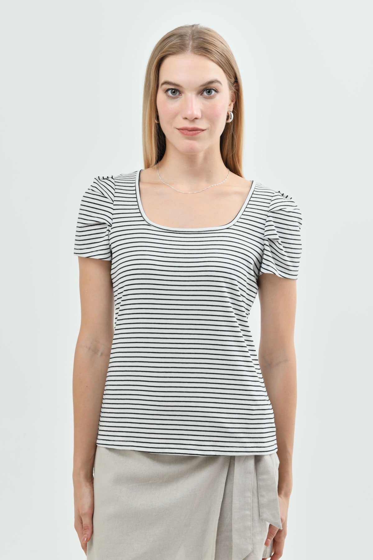 Polera Slim Mujer Crudo