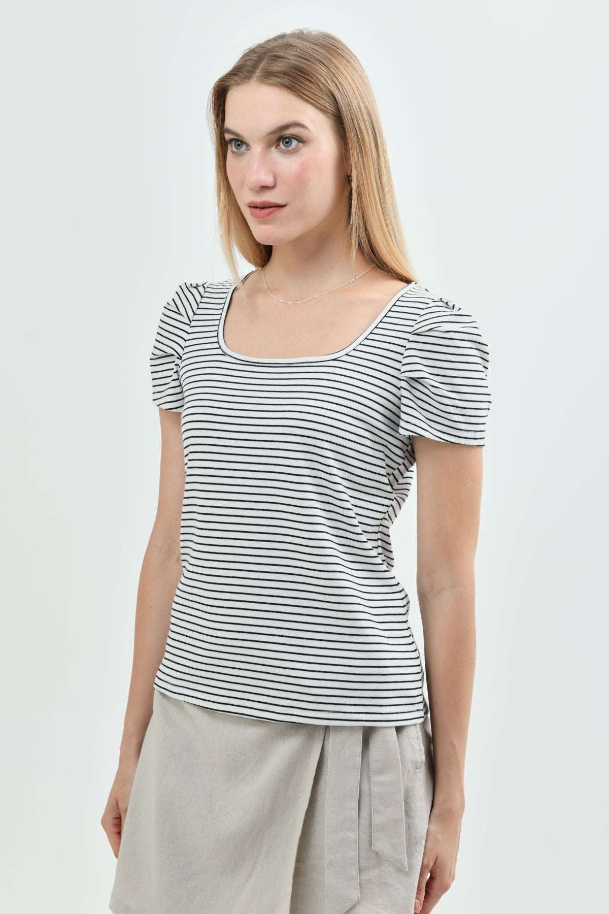 Polera Slim Mujer Crudo