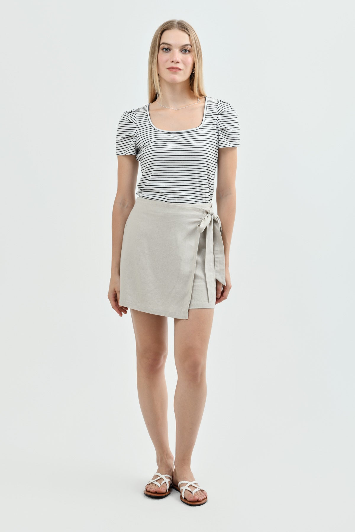 Polera Slim Mujer Crudo