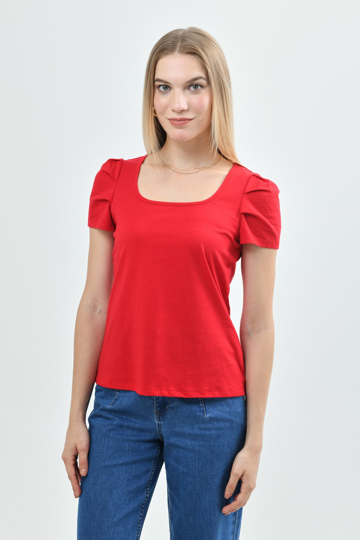 Polera Slim Mujer Rojo