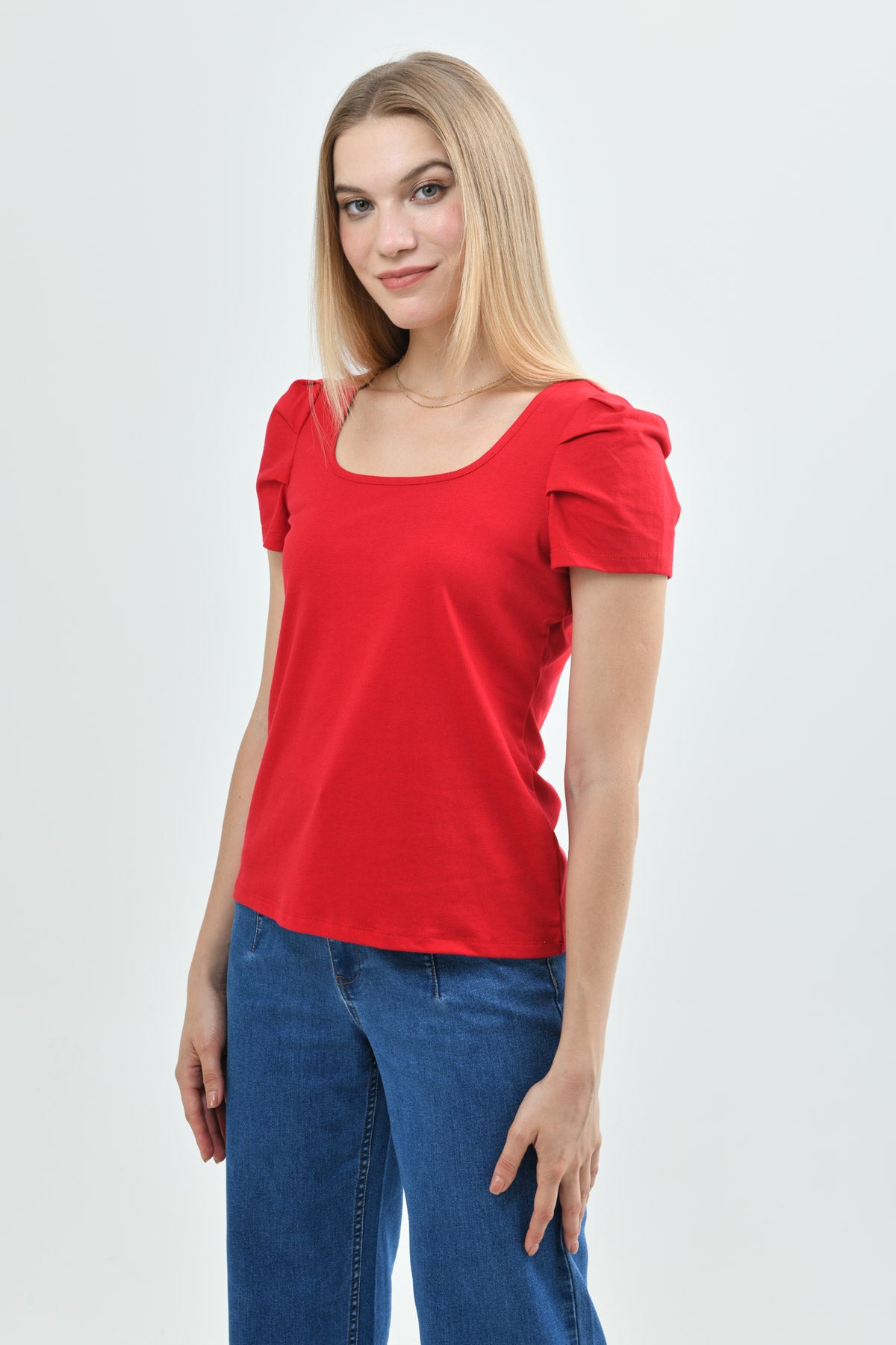 Polera Slim Mujer Rojo