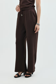 Pantalón Mujer Casual Café Oscuro
