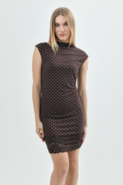 Vestido Mujer Casual Café Oscuro