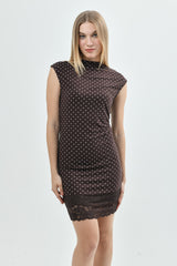 Vestido Mujer Casual Café Oscuro