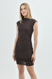 Vestido Mujer Casual Café Oscuro