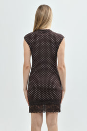 Vestido Mujer Casual Café Oscuro