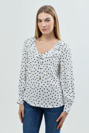 Blusa Clásica Mujer Crudo