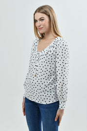 Blusa Clásica Mujer Crudo