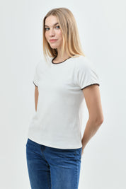 Polera Mujer Loose Crudo