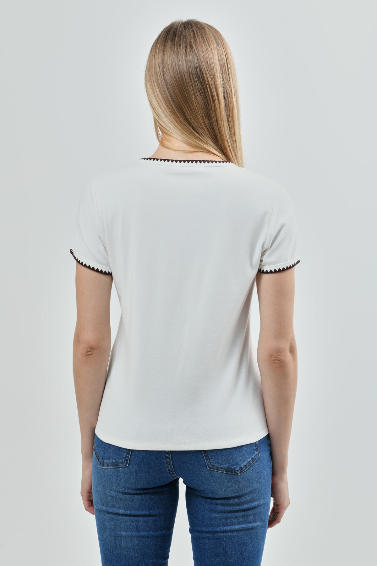 Polera Mujer Loose Crudo