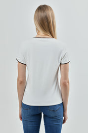 Polera Mujer Loose Crudo
