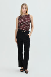 Blusa Mujer Regular Vino