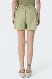 Short Casual Mujer Verde Musgo