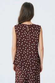 Blusa Regular Mujer Café