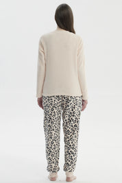 Pijama Mujer Polera Y Pantalón Rosado