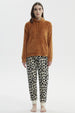 Pijama Mujer Polera Y Pantalón Beige