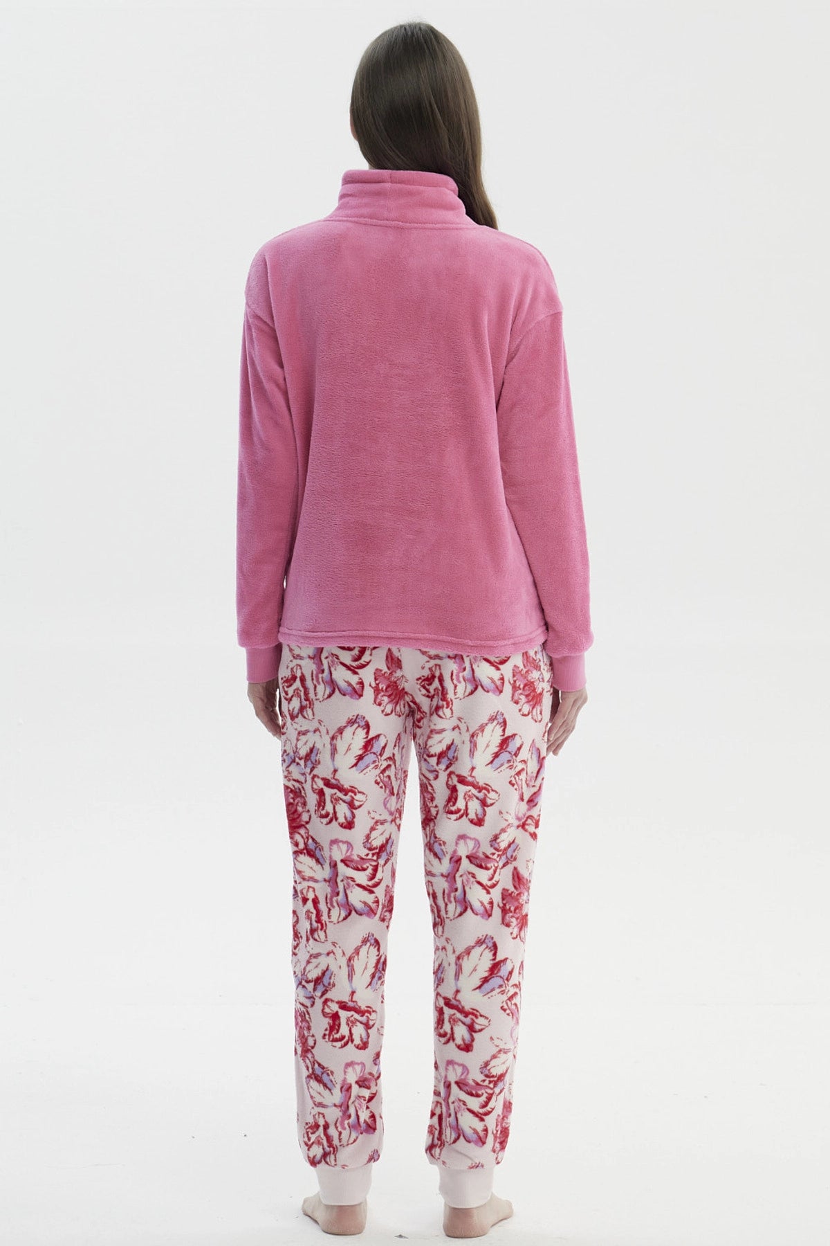 Pijama Mujer Polera Y Pantalón Fucsia