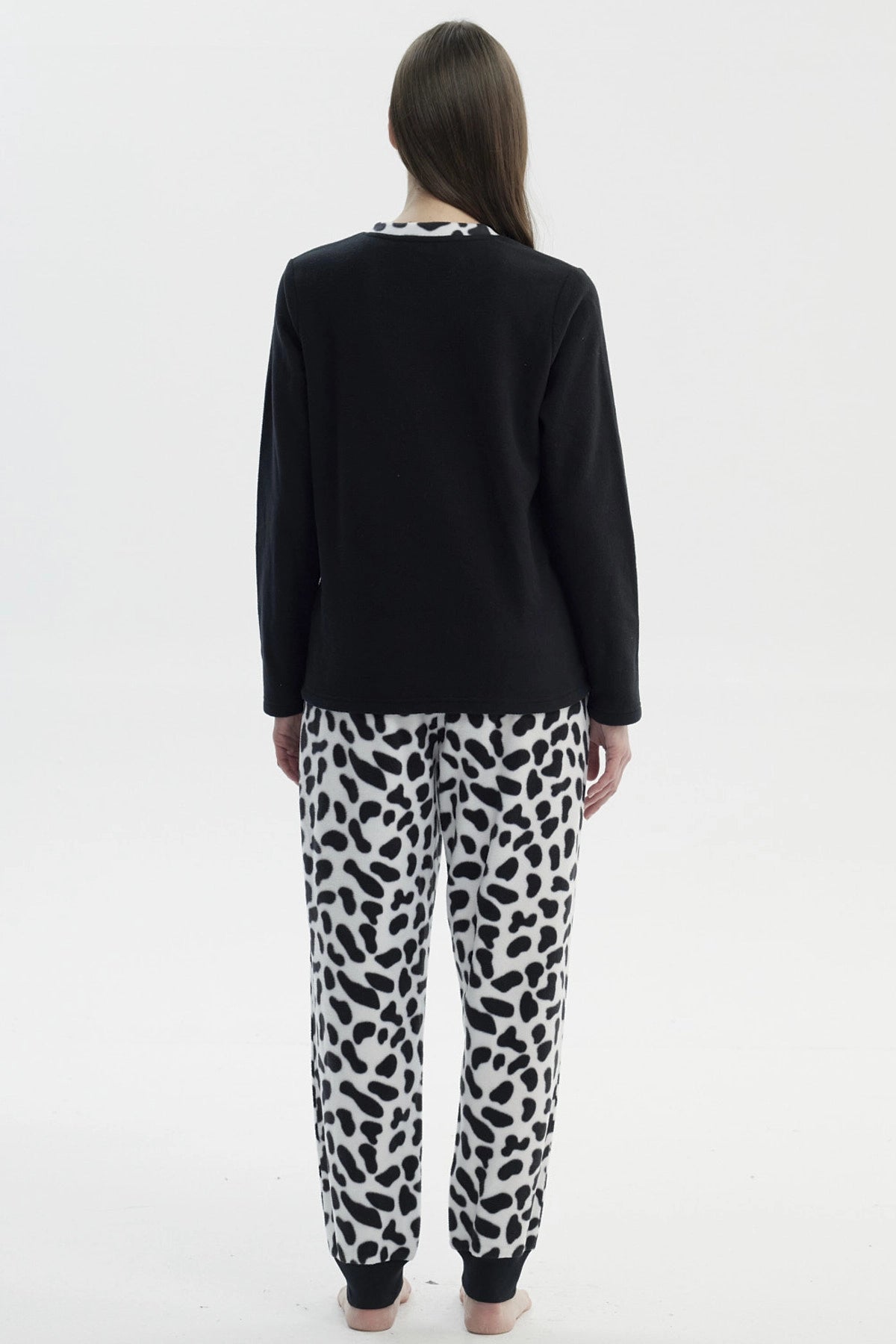 Pijama Mujer Polera Y Pantalón Negro