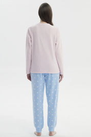 Pijama Mujer Polera Y Pantalón Lila