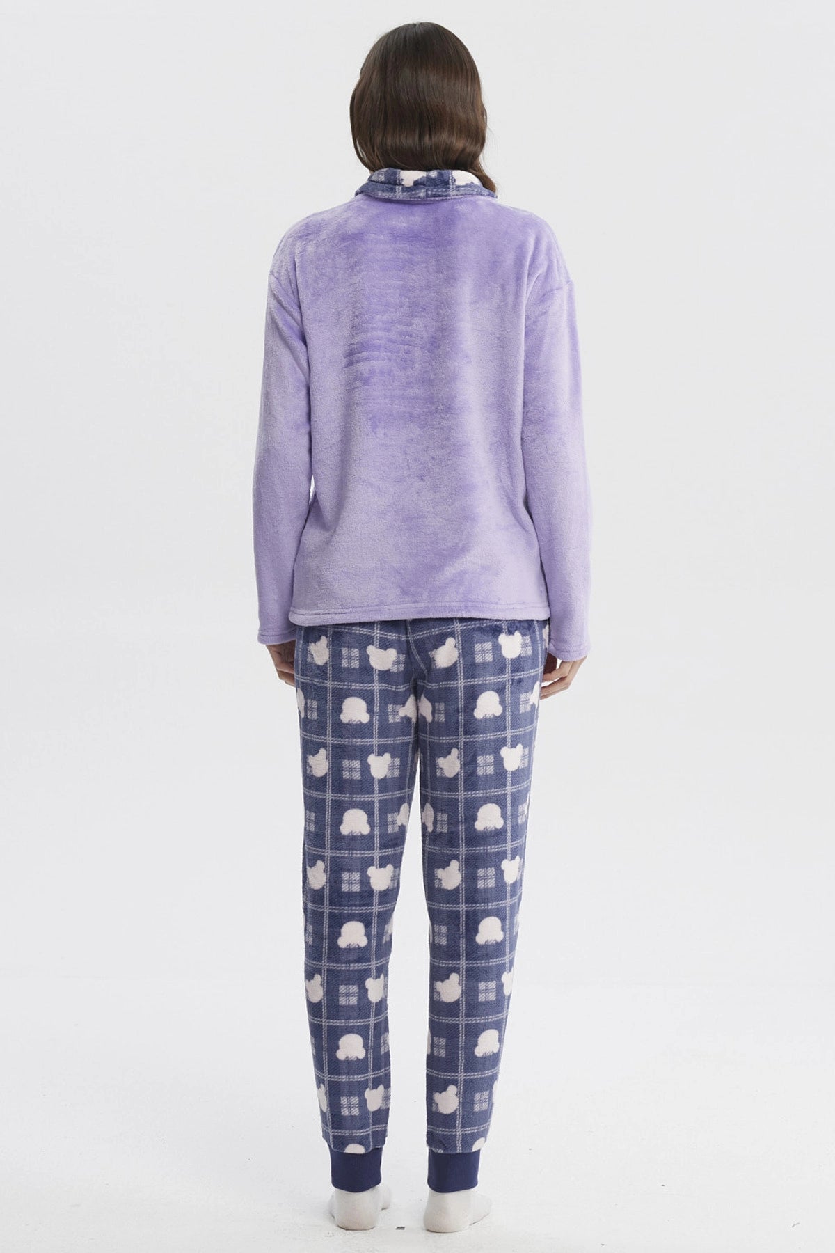 Pijama Mujer Polera Y Pantalón Lila
