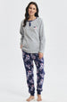 Pijama Mujer Pijama Polera Y Pantalón Gris