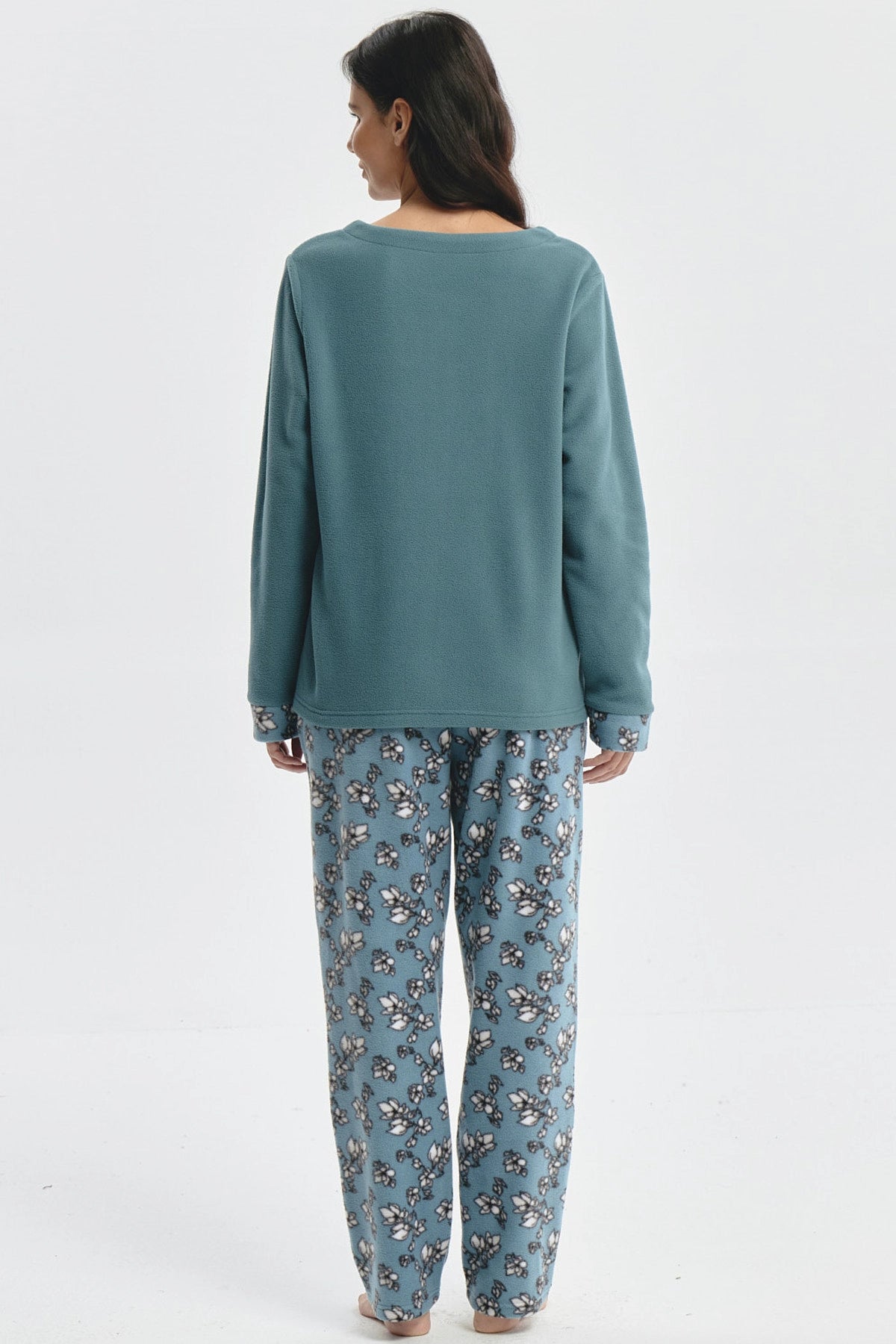 Pijama Mujer Pijama Polera Y Pantalón Verde