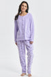 Pijama Mujer Pijama Polera Y Pantalón Lila