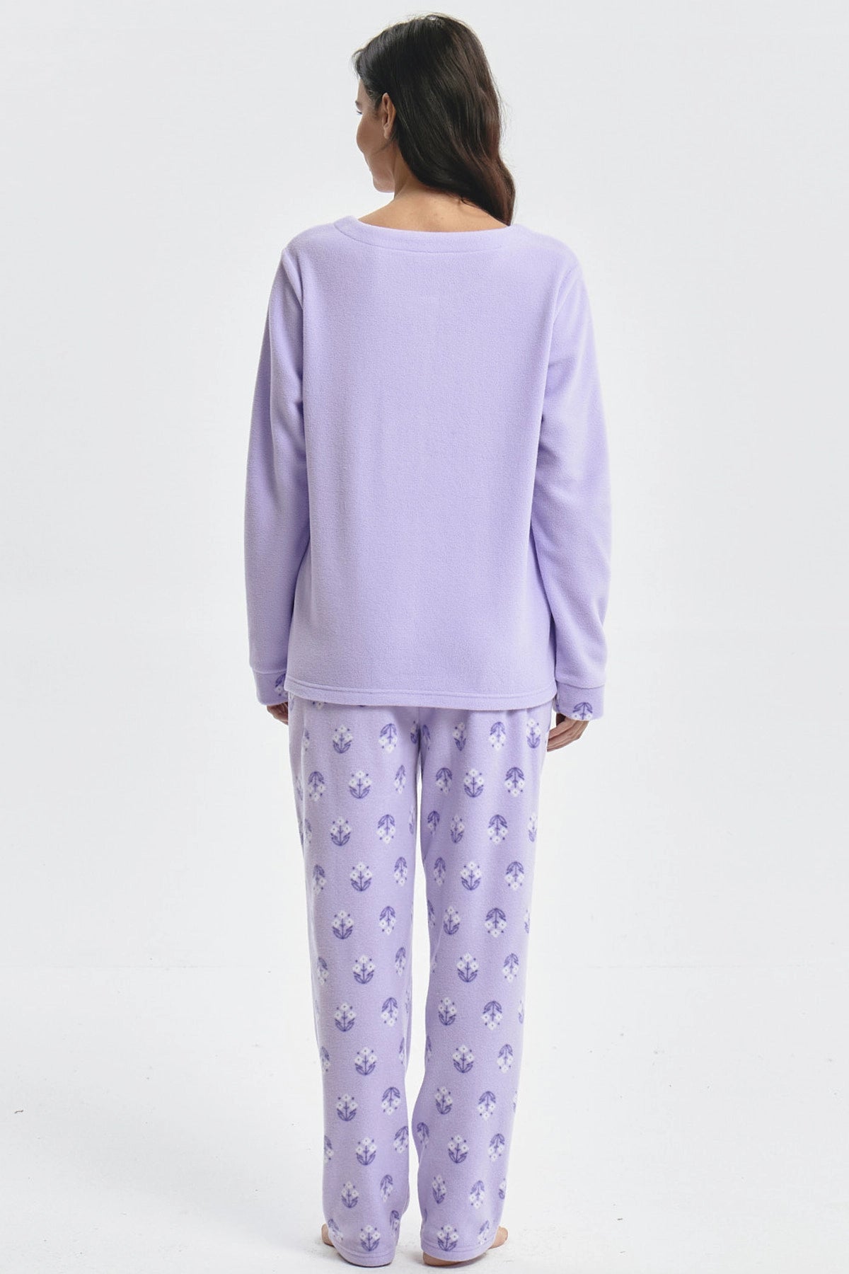 Pijama Mujer Pijama Polera Y Pantalón Lila