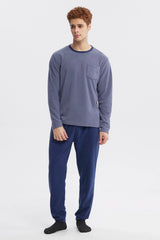 Pijama Hombre Pijama Azul Claro