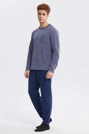 Pijama Hombre Pijama Azul Claro