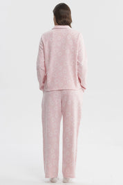 Pijama Mujer Cuello V Rosado