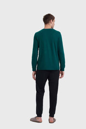 Pijama Hombre Estampado Verde
