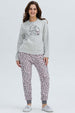 Pijama Mujer Polar Gris