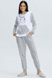 Pijama Mujer Polar Gris