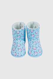 Pantufla Niña Bota Gato Aqua