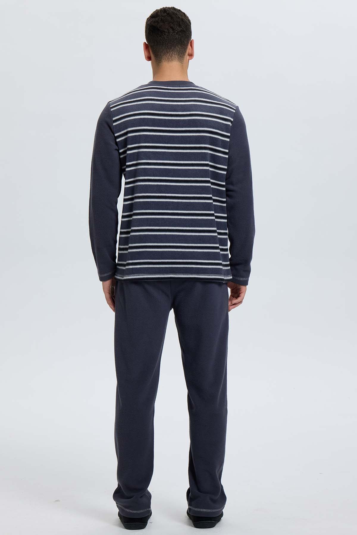 Pijama Hombre Cr Polar Gris