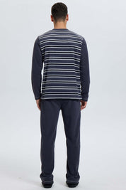 Pijama Hombre Cr Polar Gris