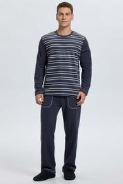 Pijama Hombre Cr Polar Gris