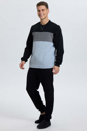 Pijama Hombre Cr Polar Gris