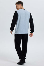 Pijama Hombre Cr Polar Gris