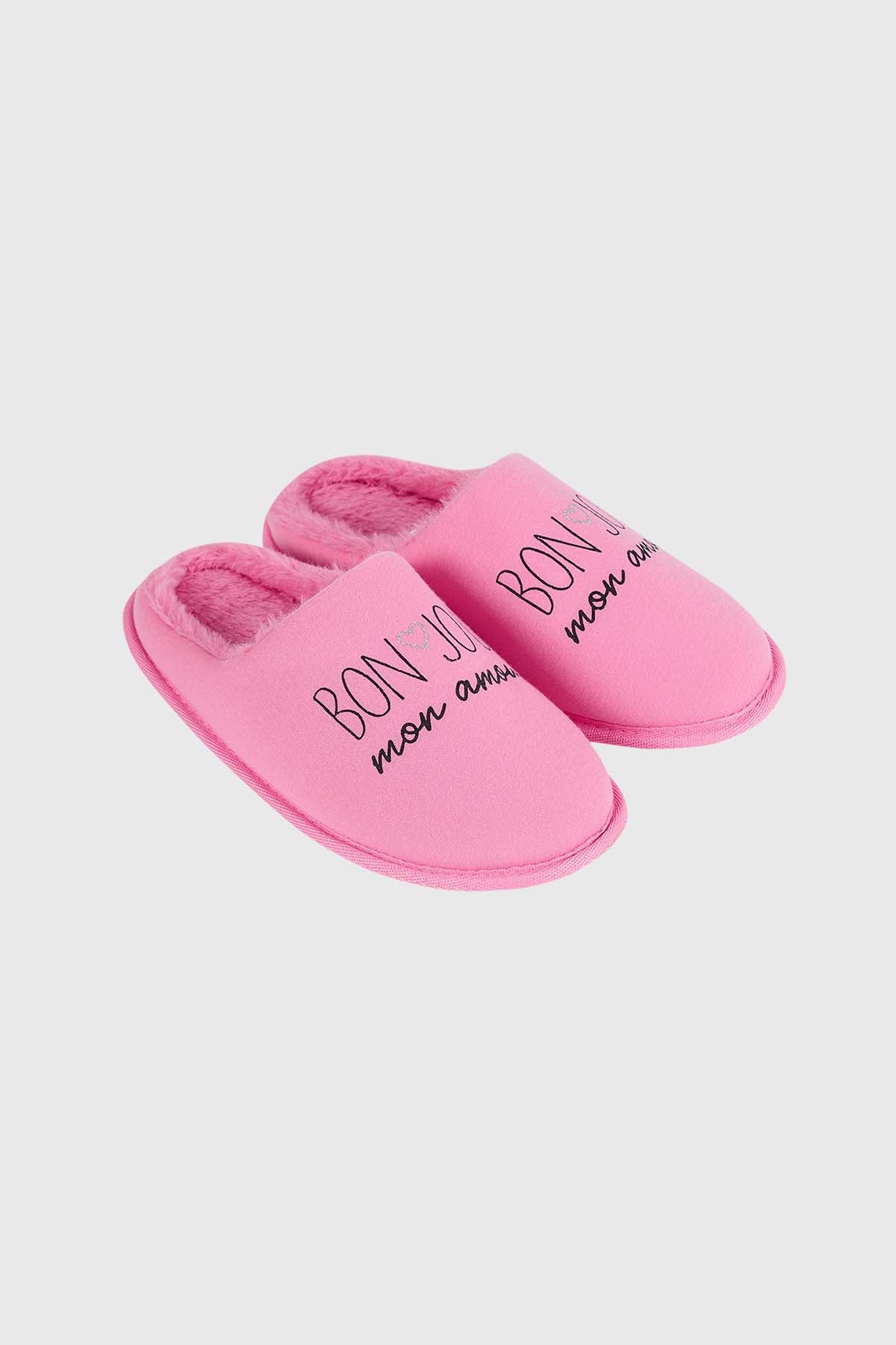 Pantufla Mujer Print Fucsia